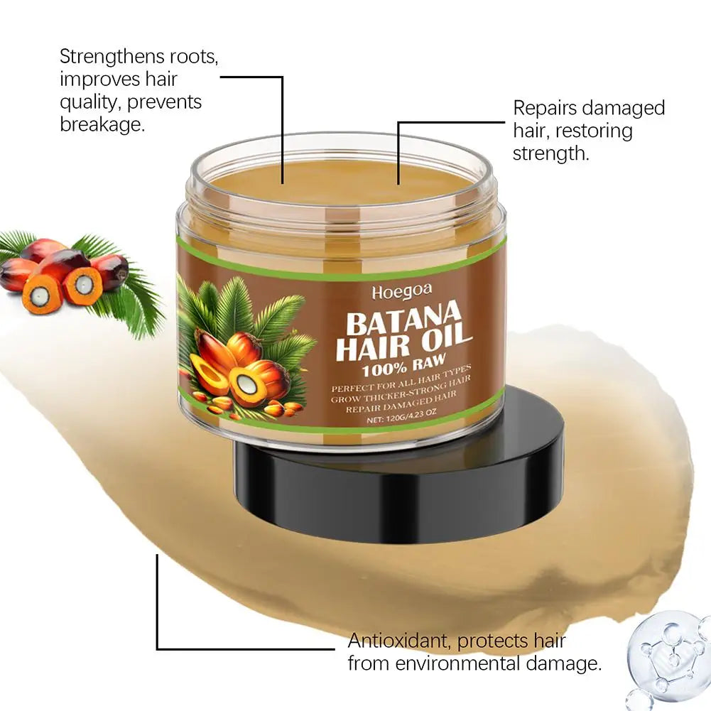 100% Natural Batana Oil Hair Serum – Strengthens Roots, Reduces Hair Loss (120Ml)