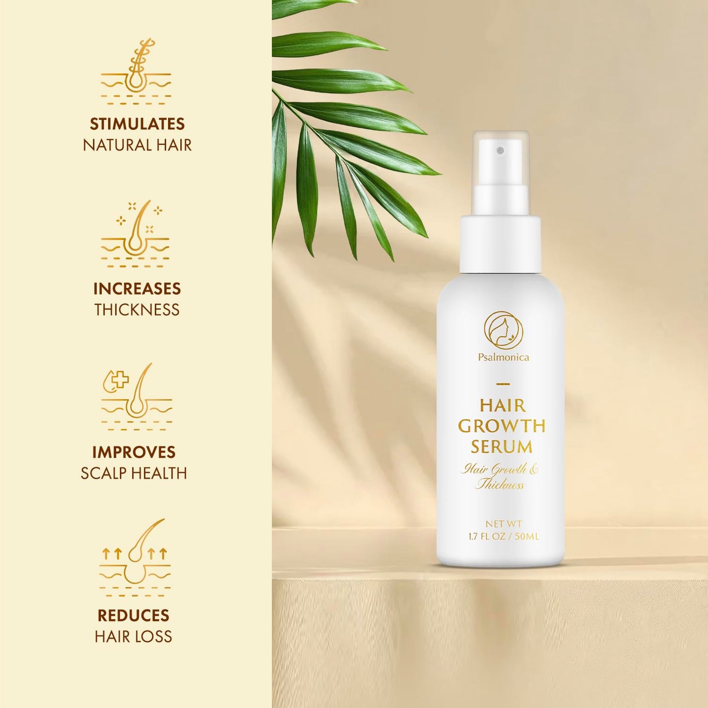 4-In-1 Hair Growth Serum – Rosemary, Batana, Castor Oil & Biotin (50Ml)