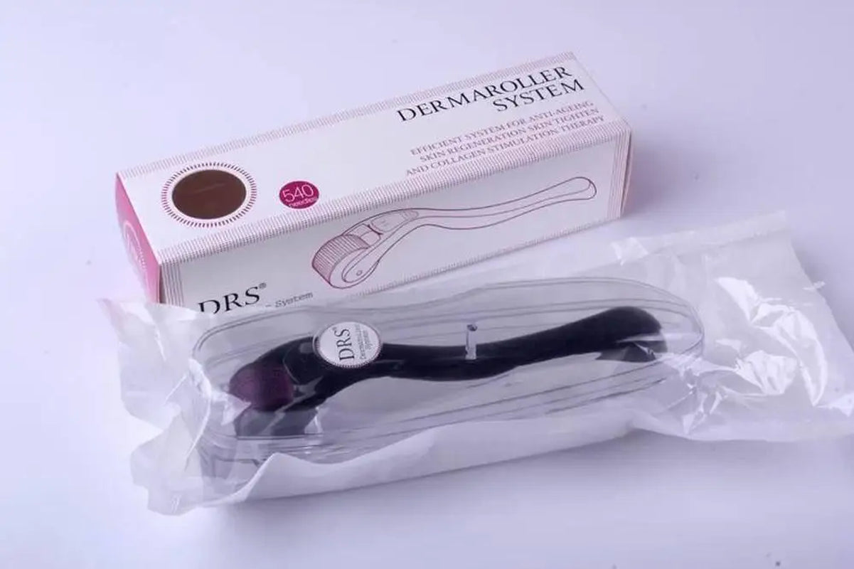 540 Titanium Scalp Derma Roller – Microneedling for Hair & Beard Growth (Sterile)