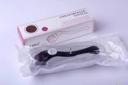 540 Titanium Scalp Derma Roller – Microneedling for Hair & Beard Growth (Sterile)