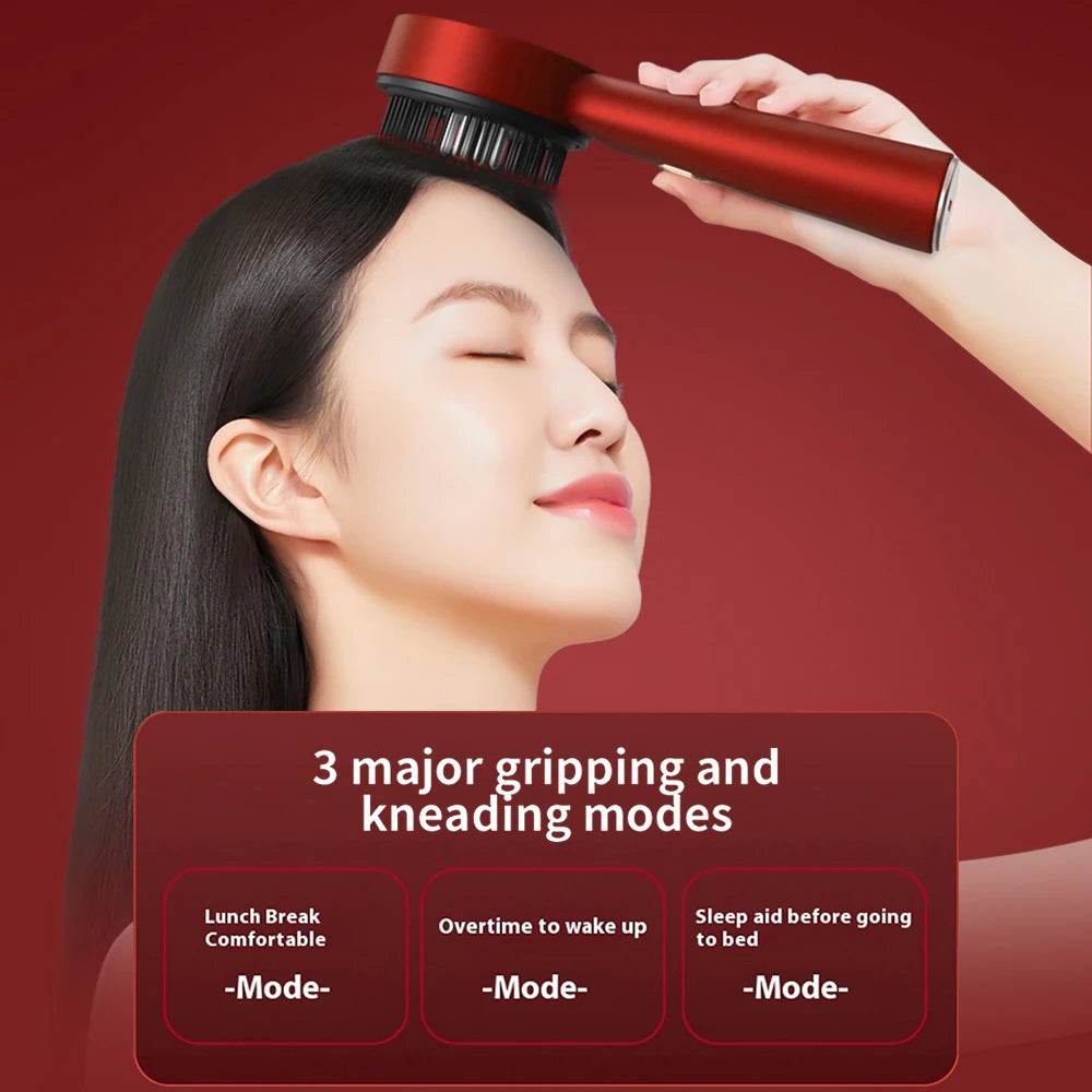 Red Light Therapy Scalp Comb – 3-In-1 anti Hair Loss Massager & Serum Applicator