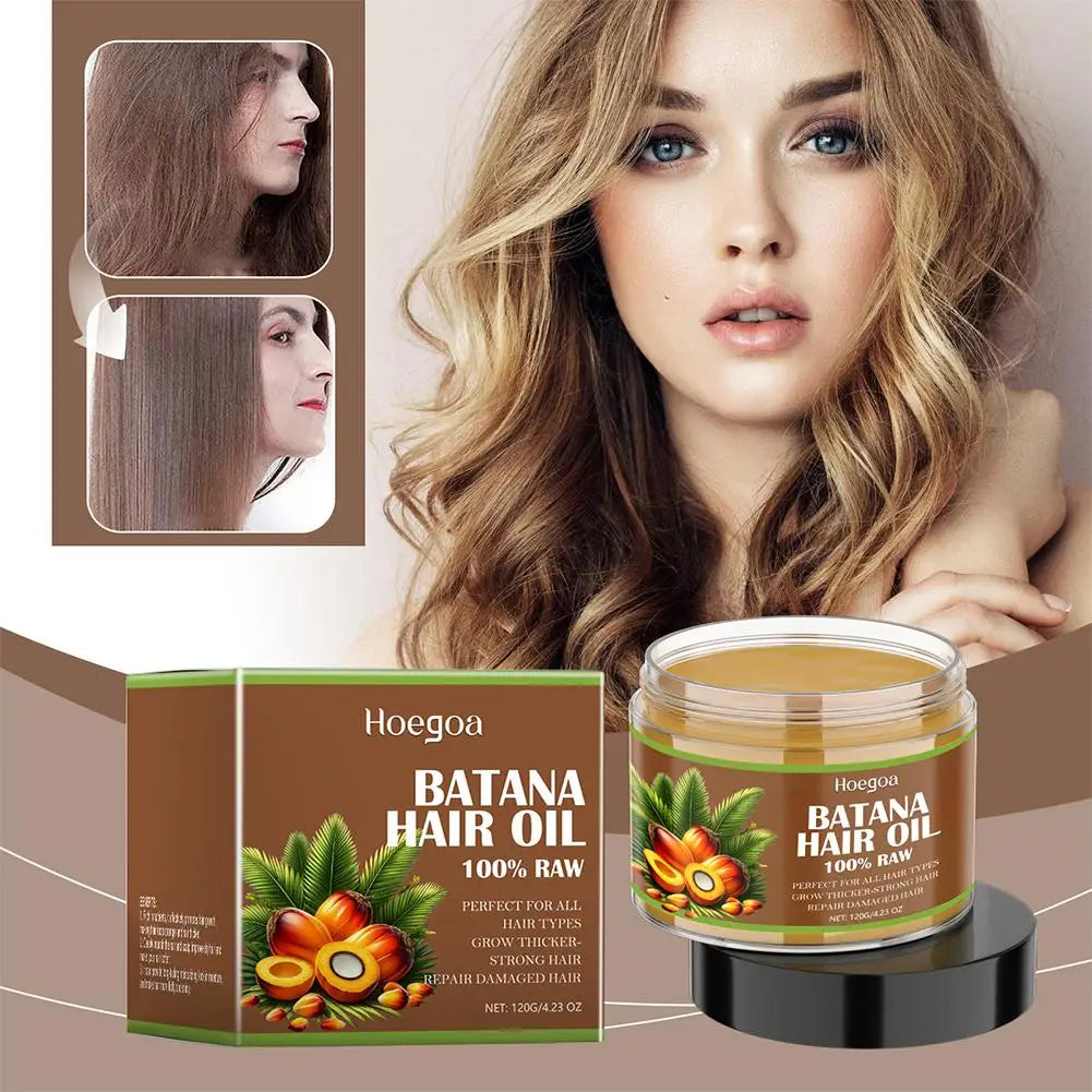 100% Natural Batana Oil Hair Serum – Strengthens Roots, Reduces Hair Loss (120Ml)