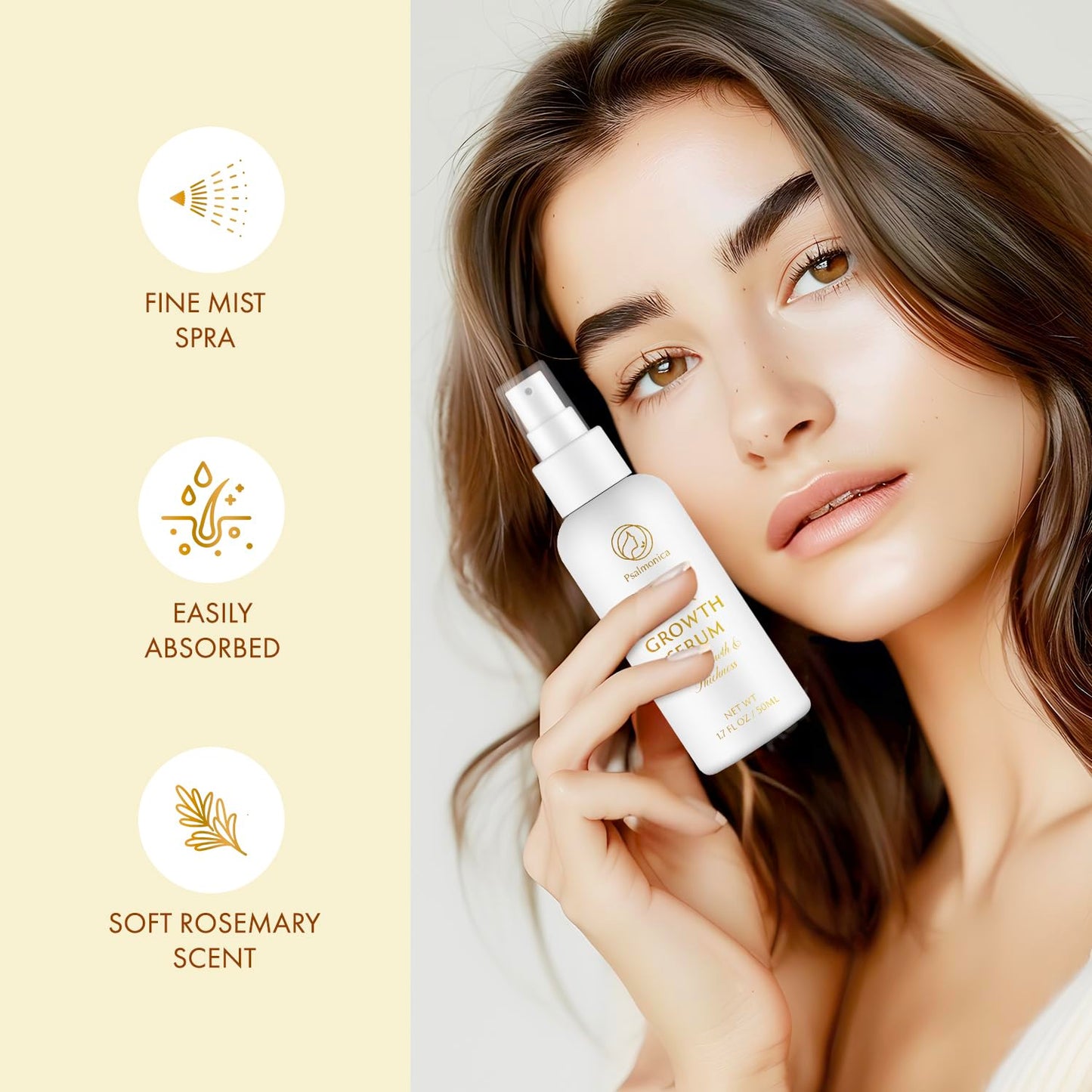4-In-1 Hair Growth Serum – Rosemary, Batana, Castor Oil & Biotin (50Ml)