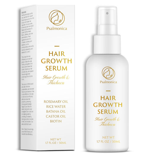 4-In-1 Hair Growth Serum – Rosemary, Batana, Castor Oil & Biotin (50Ml)